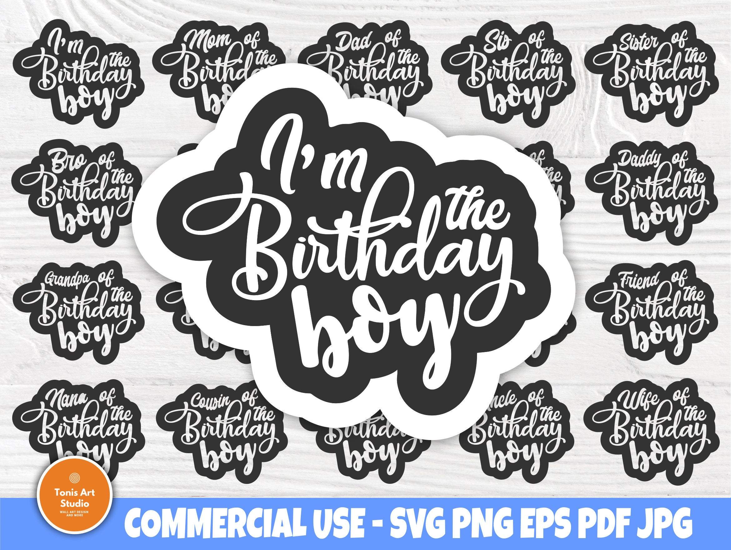 Birthday Boy SVG, Birthday Shirt Designs Graphic by TonisArtStudio ...