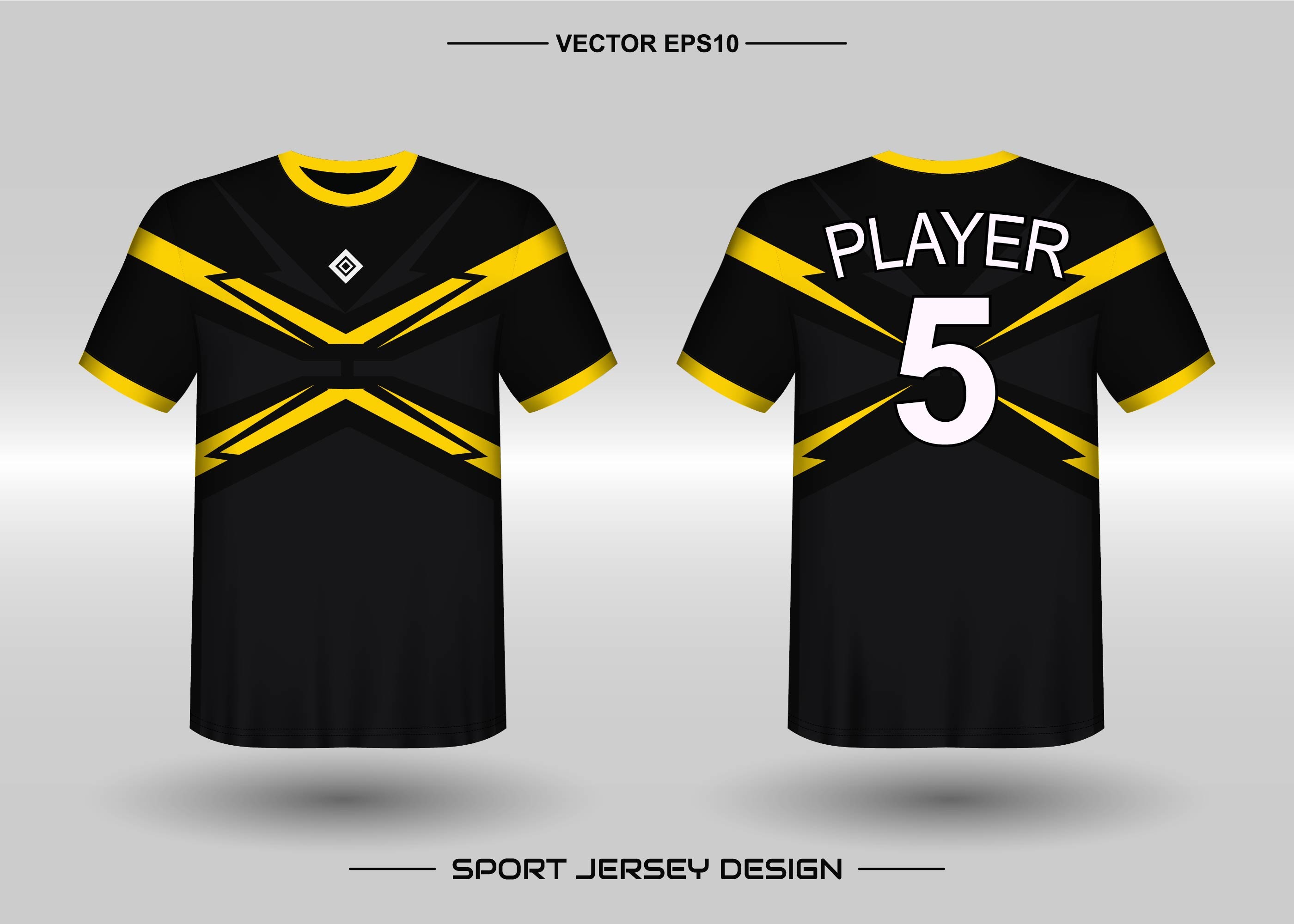 Sport Jersey Design Template Graphic by Artmr · Creative Fabrica
