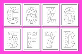 Numbers Dot Markers Activity Book Graphic by Stock Designs · Creative  Fabrica