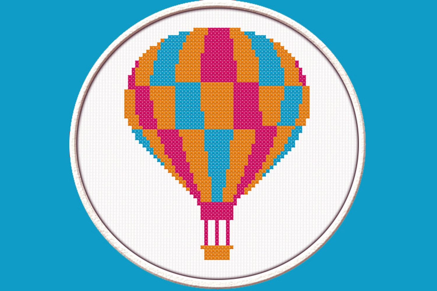 Air Ballon - PDF Cross Stitch Pattern Gráfico por KseniyaOmega