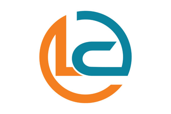 Initial Letter LV Logo or Icon Design Graphic by atiktaz7 · Creative Fabrica