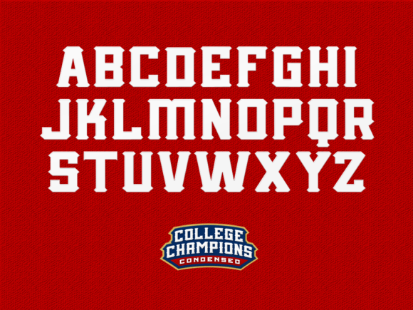 College Championship Font by Alphabet Agency · Creative Fabrica