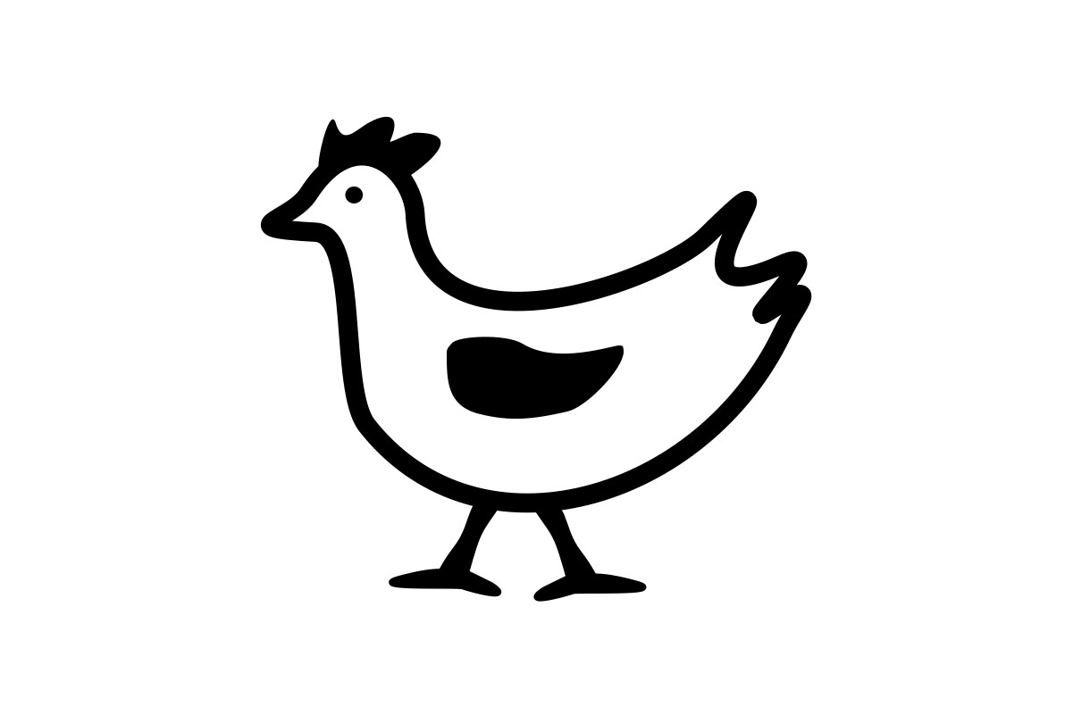 Chicken Symbol Icons Graphic by Infinity art Studio · Creative Fabrica