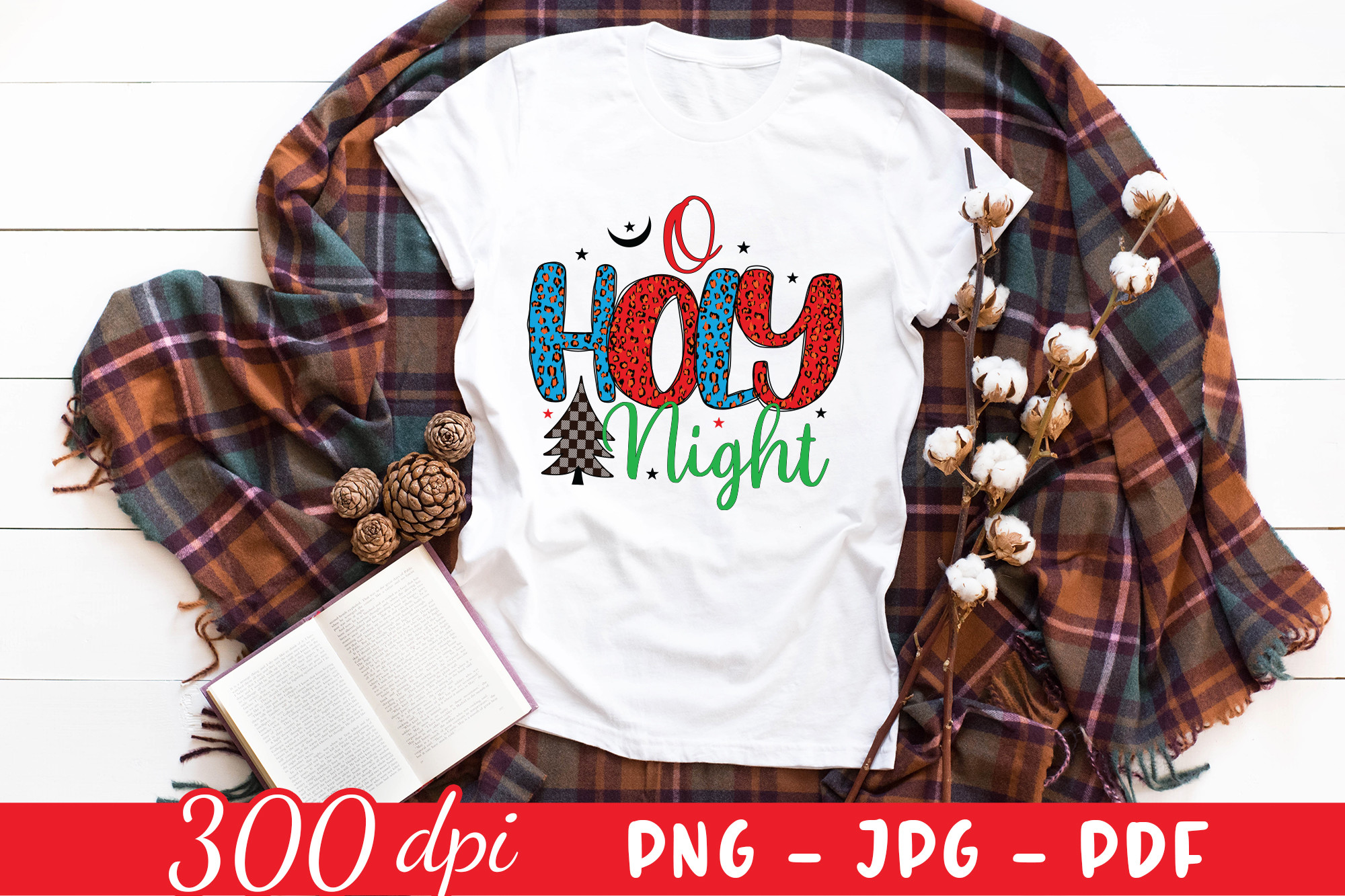 O Holy Night - Christmas Sublimation PNG Graphic by CraftlabSVG ...