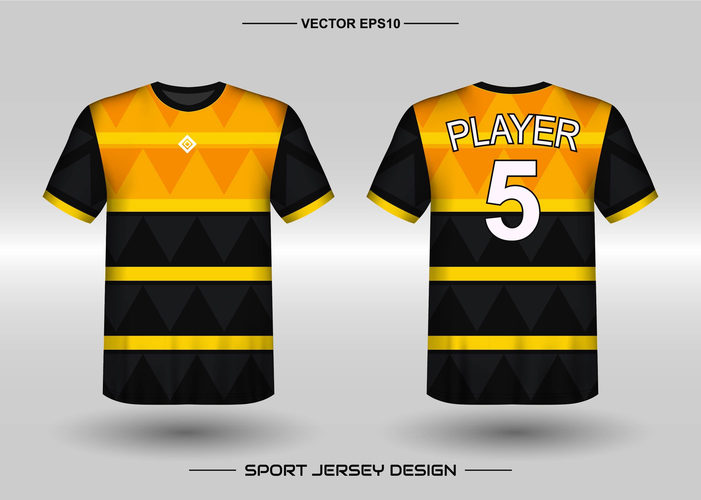Sport Jersey Design Template Graphic by Artmr · Creative Fabrica