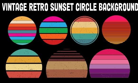 Retro Sunset Designs with Runners Graphic by jugo's shop · Creative Fabrica
