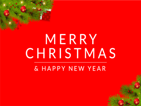 Merry Christmas & Happy New Year Banner Graphic by ss graphic studio ·  Creative Fabrica