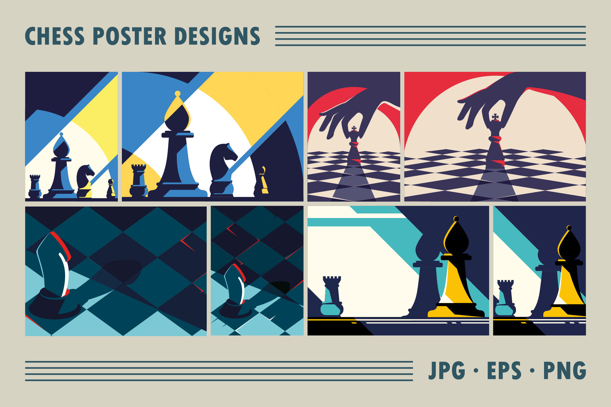 Chess Posterized Projects  Photos, videos, logos, illustrations