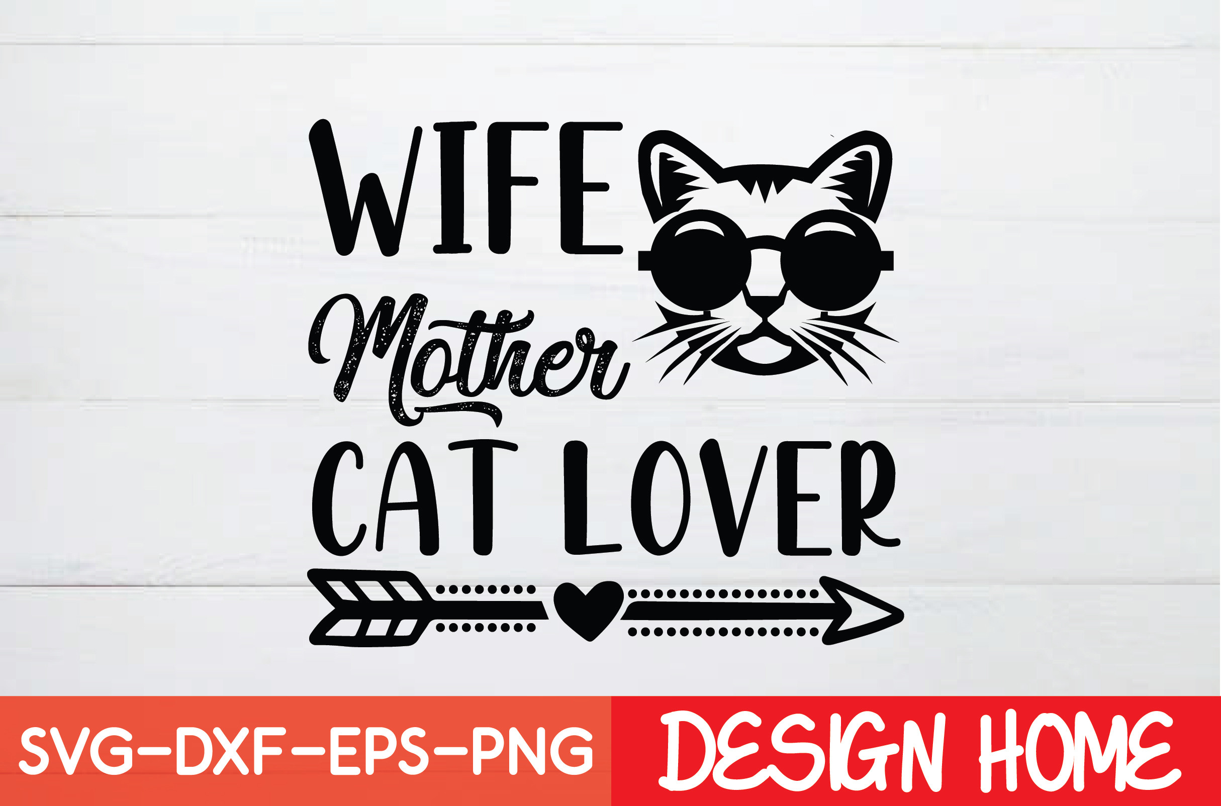 Wife Mother Cat Lover Graphic By Gravity420 · Creative Fabrica