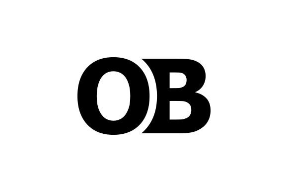 OB Logo Design Vector Graphic by xcoolee · Creative Fabrica
