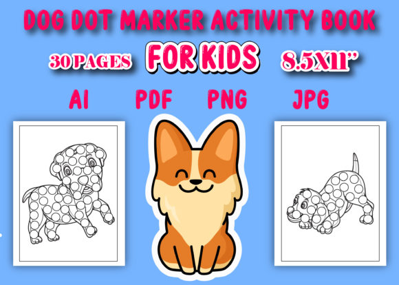 Dot Marker Coloring Book for Kids Graphic by Tixxor-Global