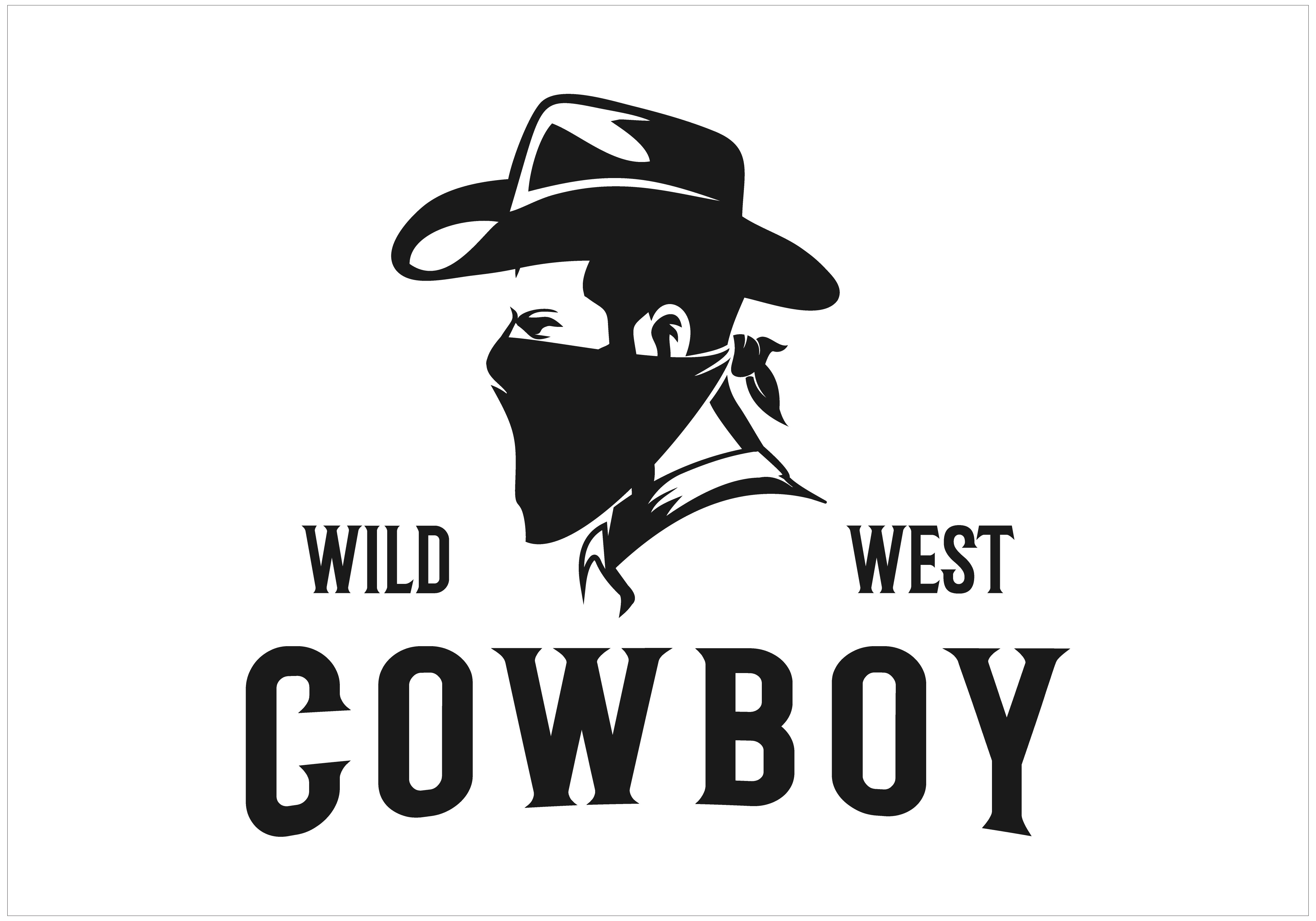 Western Cowboy Bandit American Logo Graphic by Destav0 · Creative Fabrica