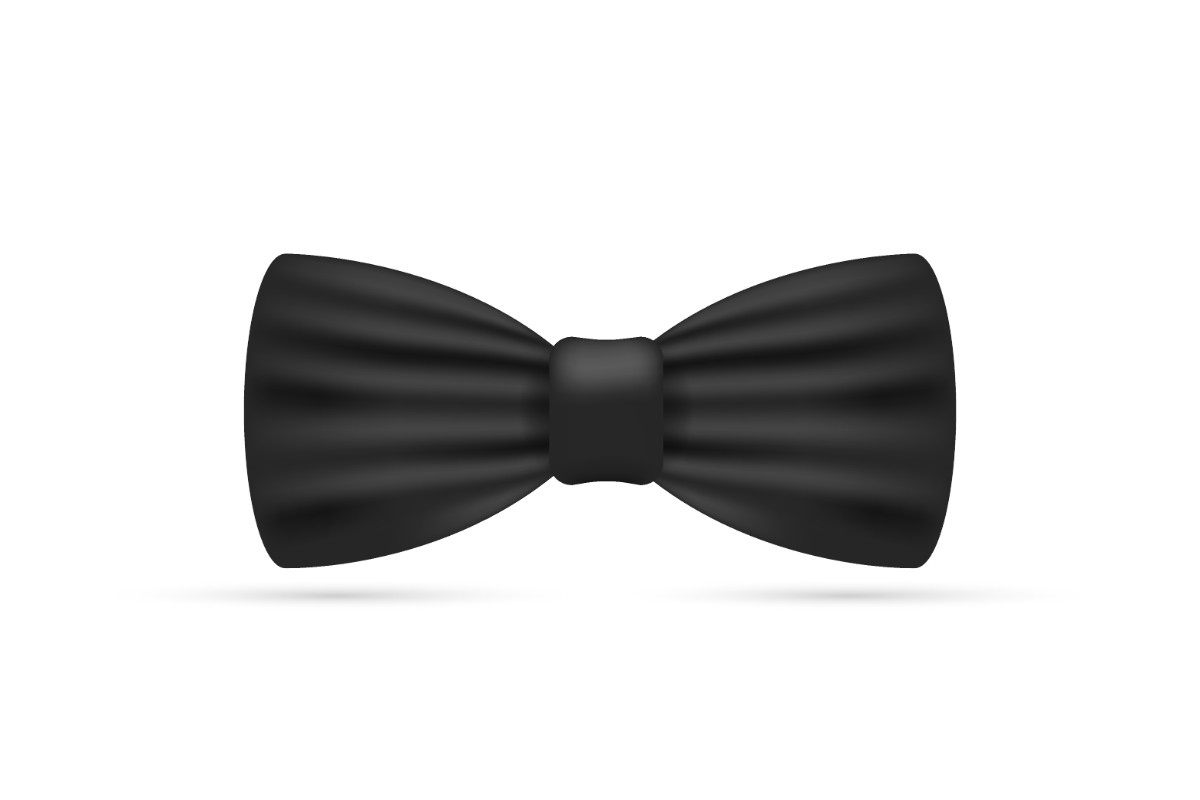 Bowtie. Black Bow Tie Realistic Vector Graphic by DG-Studio · Creative ...