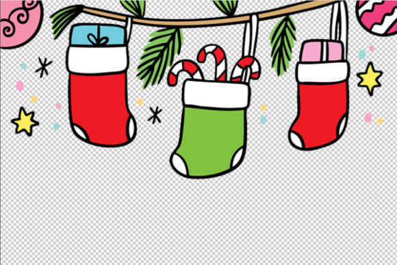 Cartoon Christmas Background,Template. Graphic by Meawsally · Creative  Fabrica