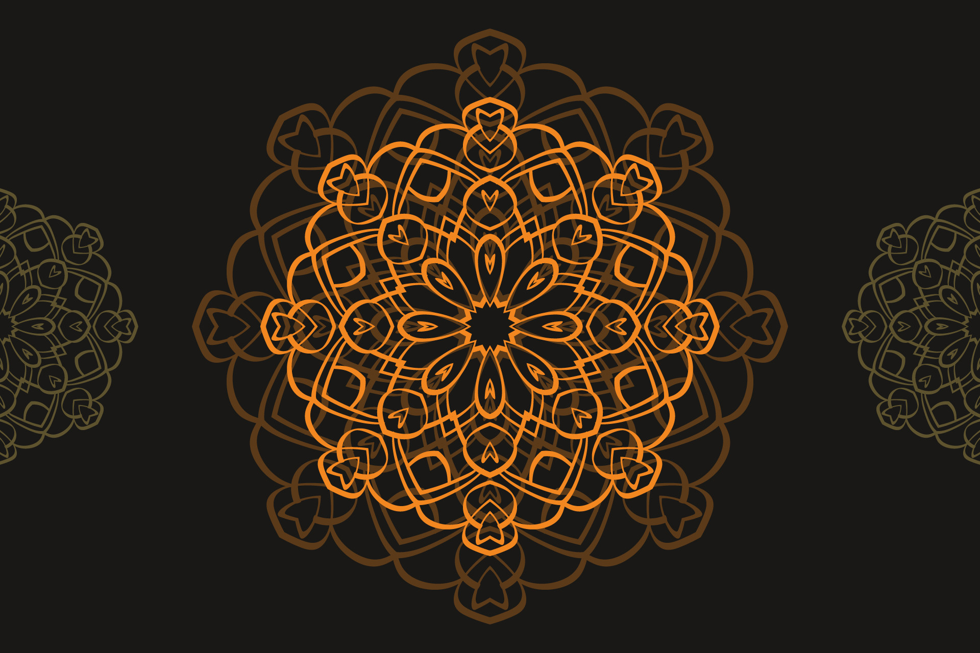 Mandala Wedding Background Design Art Graphic by margaritaristudio ...