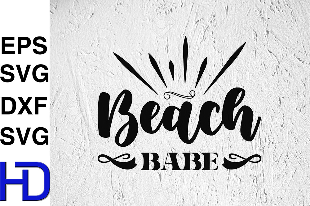 Beach Svg Design, Beach Babe Graphic by Heart Touch Design · Creative ...