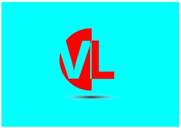 Letter VL Logo, Creative vl v&l Logo Icon Vector Image For Your