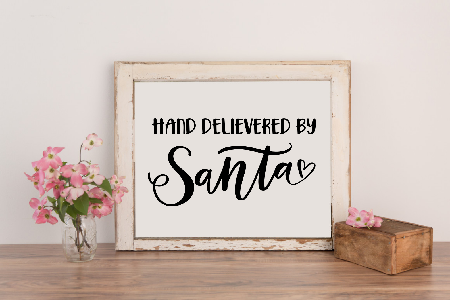 Hand Delivered by Santa Svg Graphic by point · Creative Fabrica