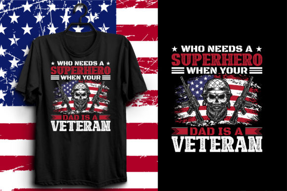 Superhero | Veteran T-Shirt Design Graphic by dopetshirtdesignservice ...