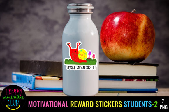 Inspirational-Motivational Stickers Graphic by Happy Printables Club ·  Creative Fabrica