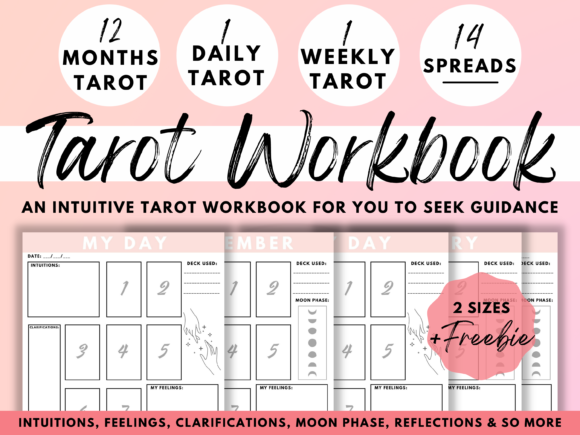 Tarot Card Trackers & Monthly Readings