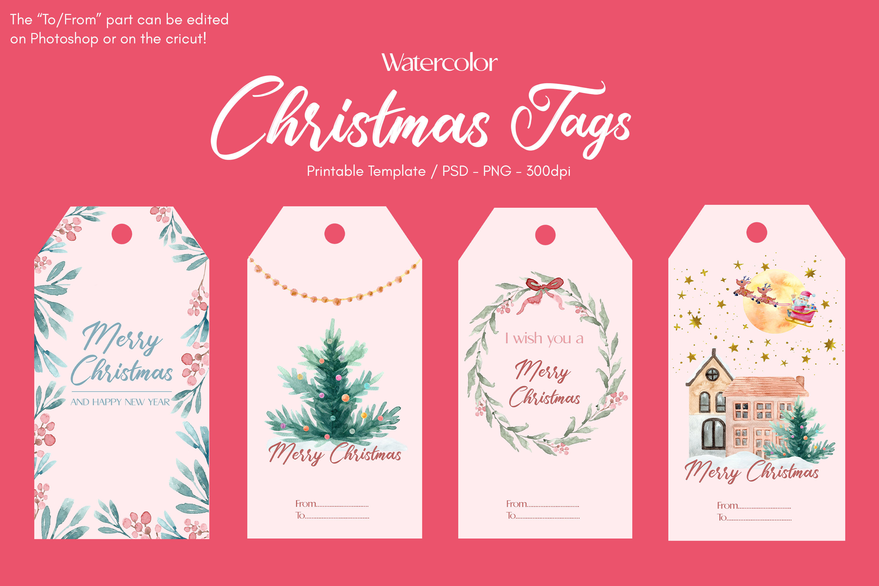 79 Free Printable Christmas Tags for Gifts