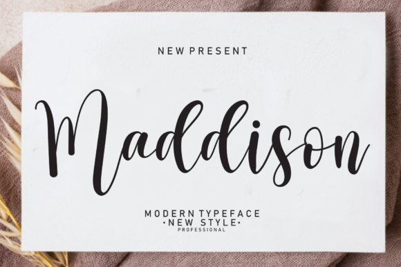 Maddison Font by andikastudio · Creative Fabrica