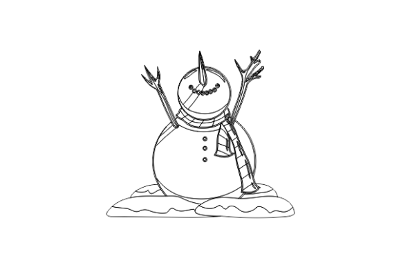 Snowman Christmas Vector Illustration Graphic by printablesplazza ·  Creative Fabrica