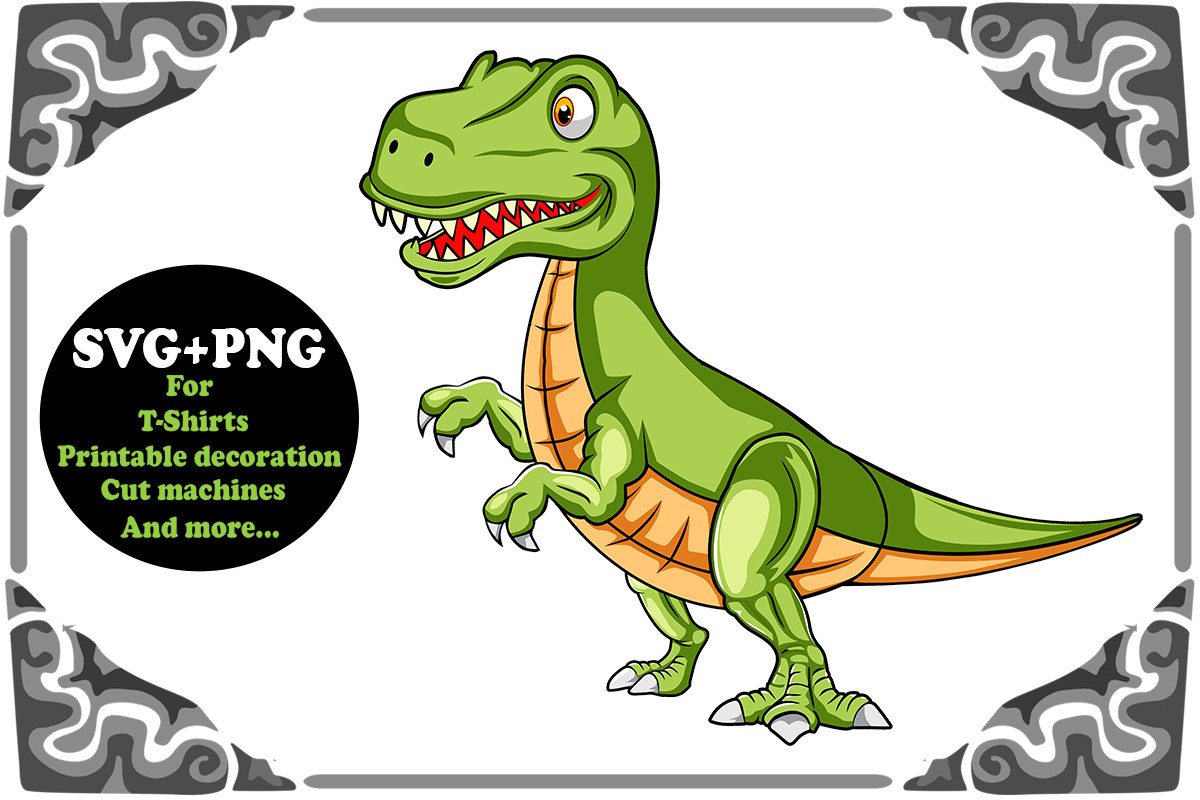 T-rex Jurassic Dinosaur PNG & SVG Design For T-Shirts