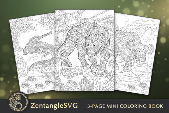 Tropical Forest Coloring Book for Adults