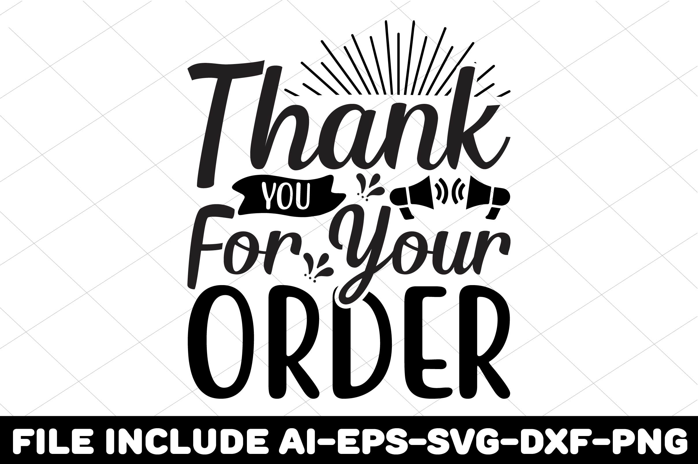 Thank You for Your Order Graphic by Crafthill260 · Creative Fabrica
