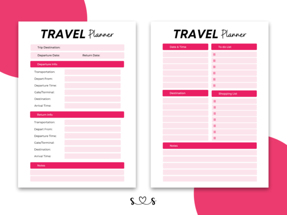 Travel Planner Refill Personal
