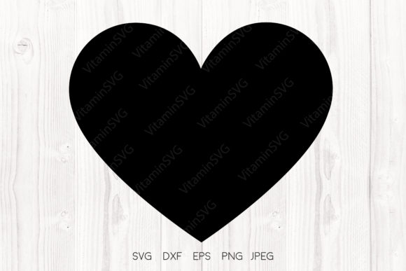 Love Heart Svg, Heart Shape Svg Graphic by VitaminSVG · Creative Fabrica