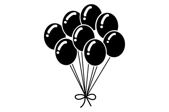 Zeeanemoon rivaal B olie Bundle of Balloons SVG Cut-bestand door Creative Fabrica Crafts · Creative  Fabrica