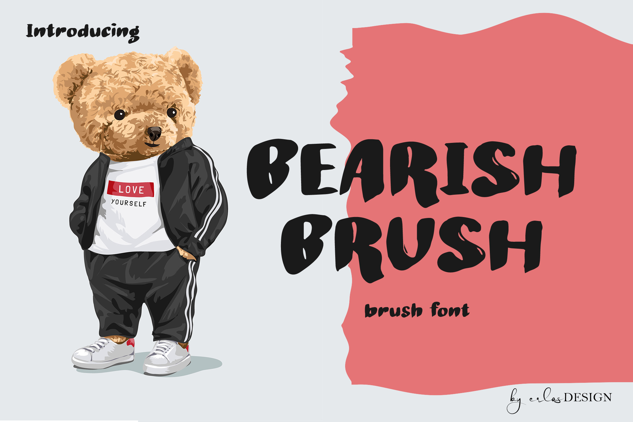 Bearish Brush Font by erlosDESIGN · Creative Fabrica