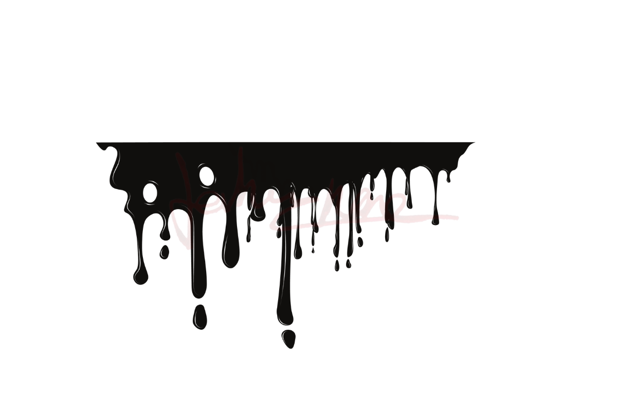 Dripping Borders Svg, drip effect clipart