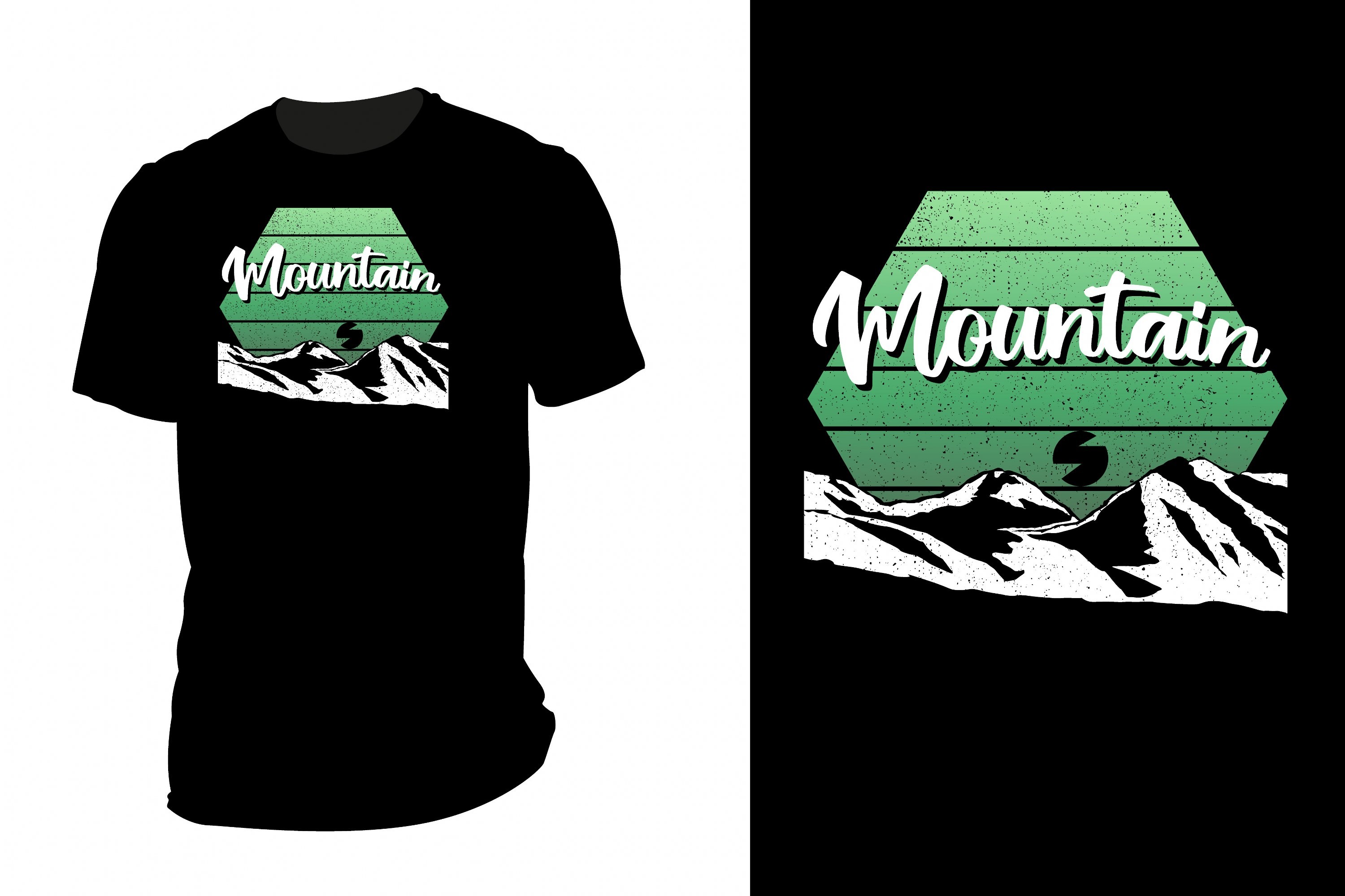 Nature Mountain T-shirt Mockup Graphic by arsalangraphic999 · Creative ...