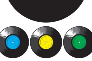 Vector Vinyl Record Set Graphic by rasol.designstudio · Creative Fabrica
