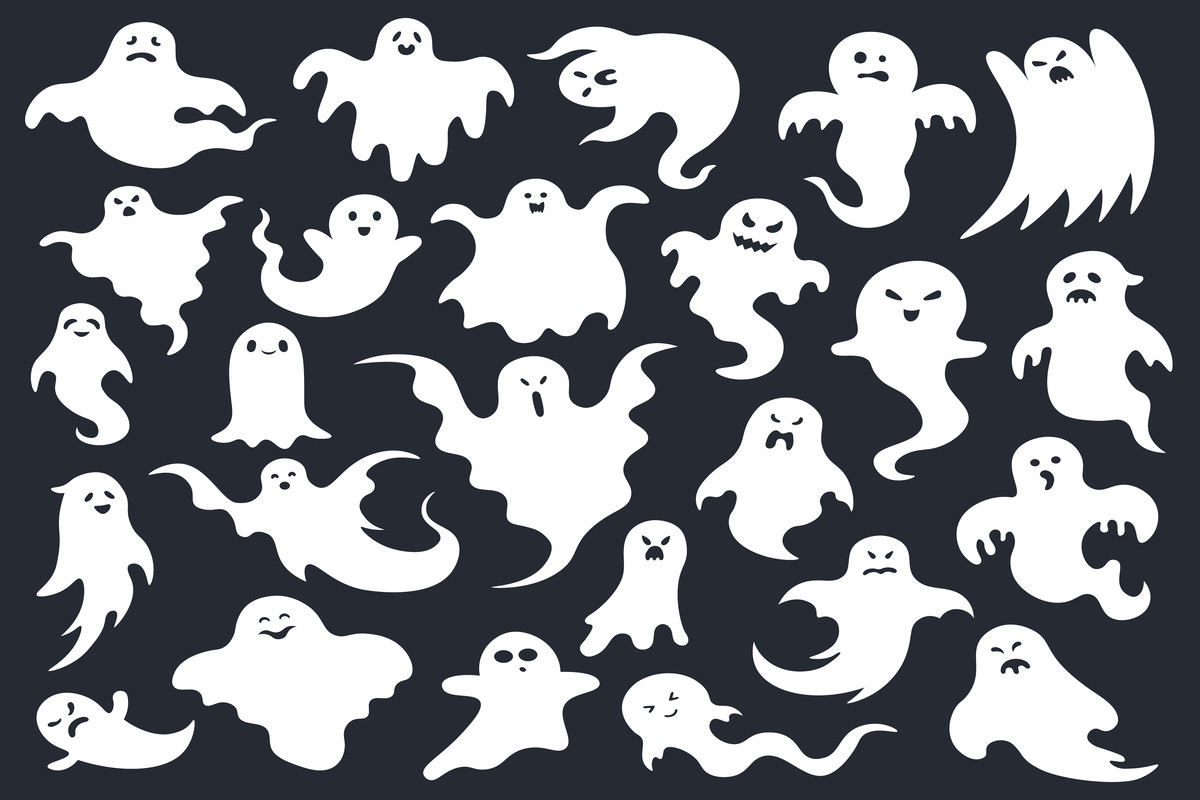 Halloween Horror Ghost Graphic by winwin.artlab · Creative Fabrica