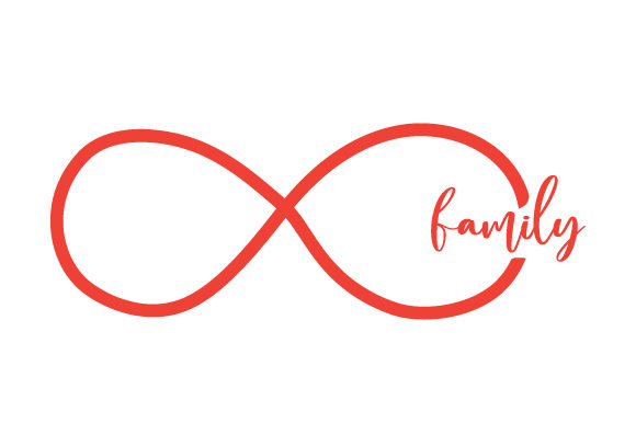 Family Infinity Symbol file by Creative Fabrica Crafts · Creative Fabrica