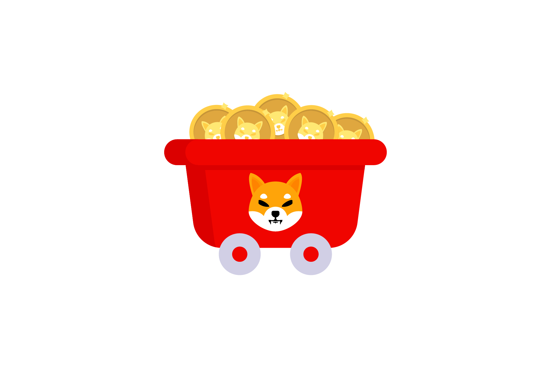 Cryptocurrency Shiba Inu Coin Vector-182 Graphic by ...