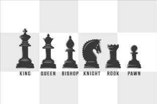 Premium Vector  Chess pieces silhouette set