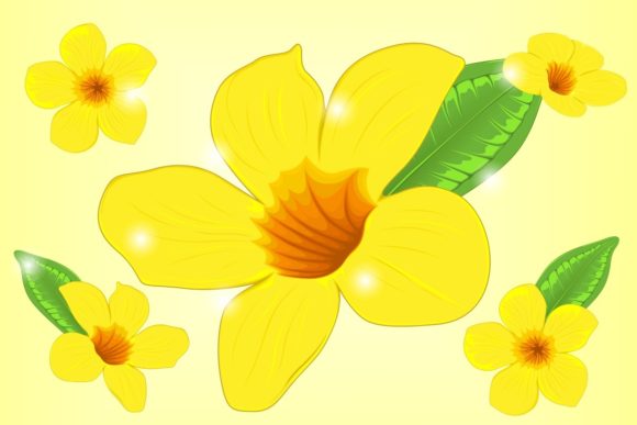 Jasmine Flower Icon Vector Illustration Design Ornamental Petal Yellow  Vector, Ornamental, Petal, Yellow PNG and Vector with Transparent  Background for Free Download
