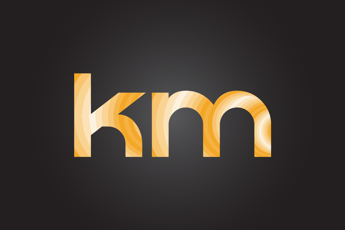 Letter KM Logo Design Vector Template Graphic by Rana Hamid · Creative ...