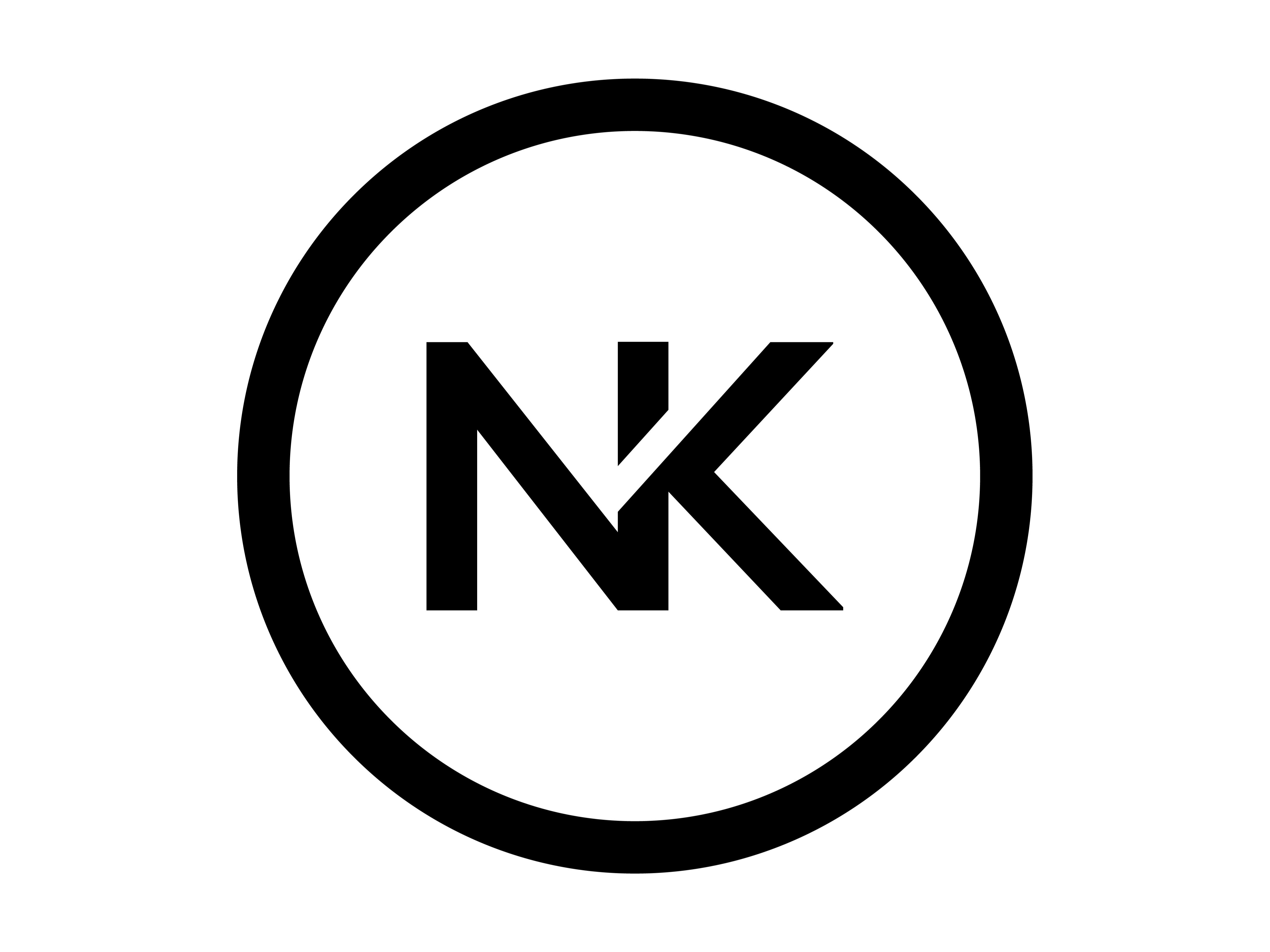 Letter NK Logo Design Vector Template Graphic by Rana Hamid · Creative ...