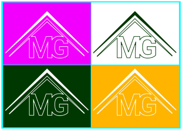 Creative Letter GM MG Logo Icon Design Graphic by nicer_mind · Creative  Fabrica