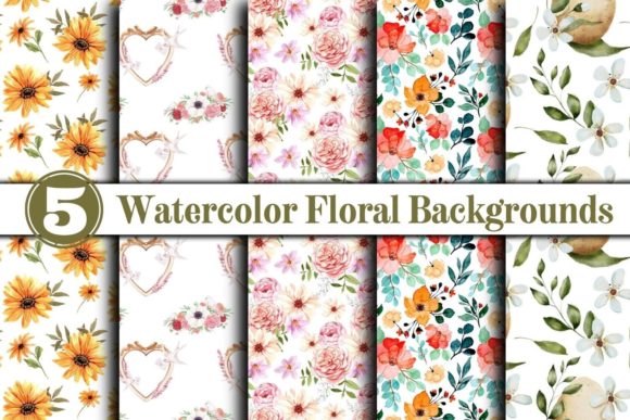 Watercolor Floral Paper Free Stock Photo - Public Domain Pictures