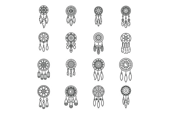 Buy Vector dream catcher logo graphic Image search find buy free