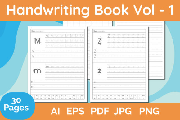 Print Handwriting Book for Adults and Teens: Handwriting Practice