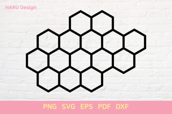 Stencil Honeycomb Graphic by MARYCRAFTIRIA · Creative Fabrica